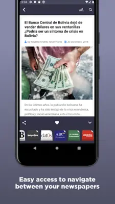 Bolivian Newspapers android App screenshot 9